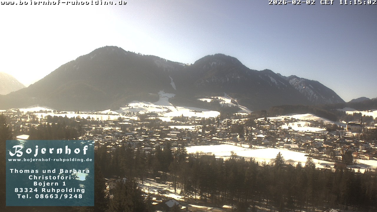 Archiv Foto Webcam Ruhpolding: Unterkunft Bojernhof