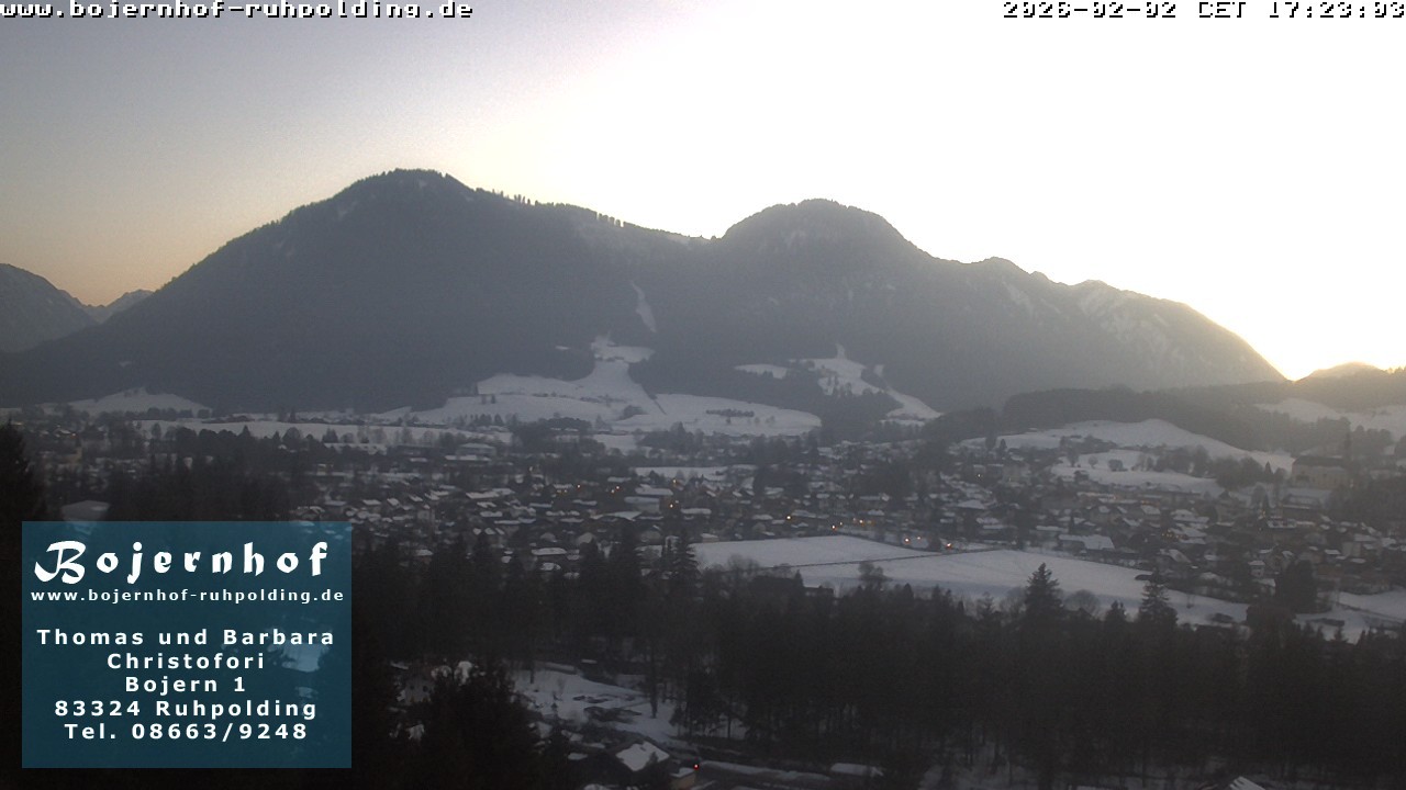 Archiv Foto Webcam Ruhpolding: Unterkunft Bojernhof