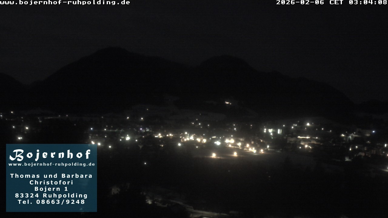 Archiv Foto Webcam Ruhpolding: Unterkunft Bojernhof