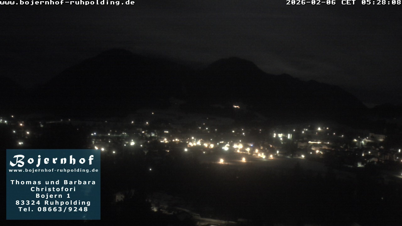 Archiv Foto Webcam Ruhpolding: Unterkunft Bojernhof