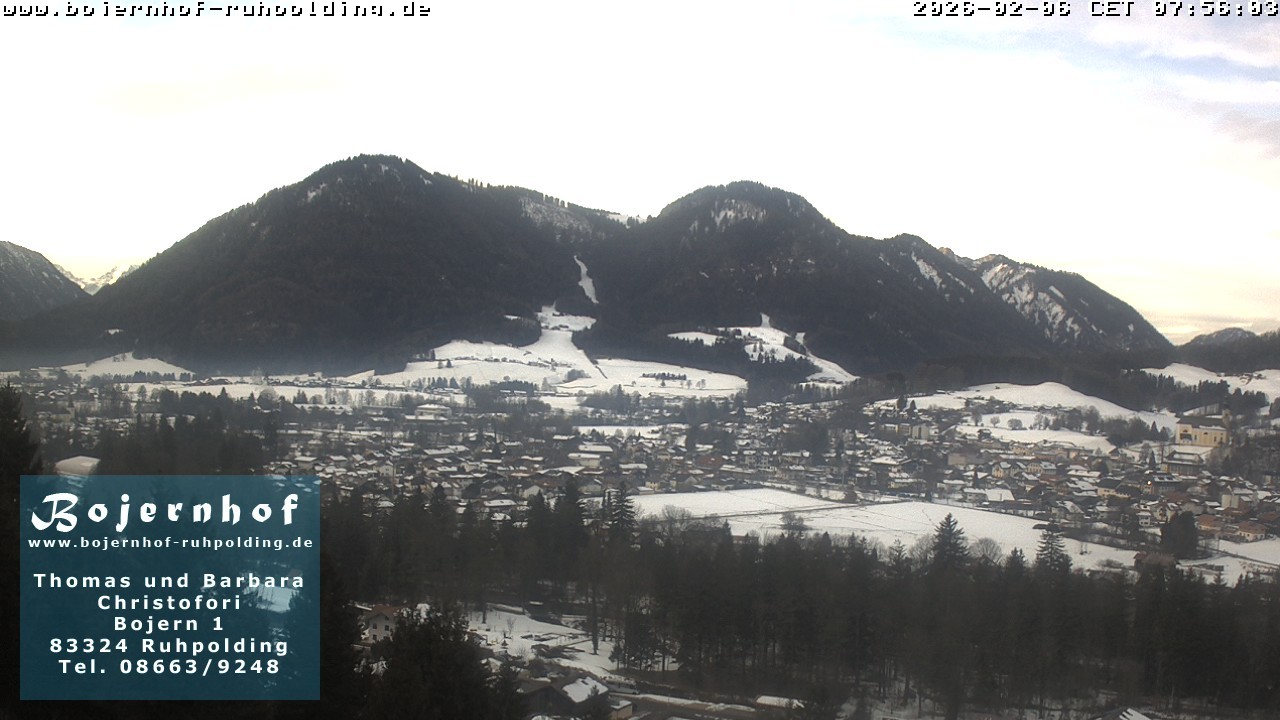 Archiv Foto Webcam Ruhpolding: Unterkunft Bojernhof