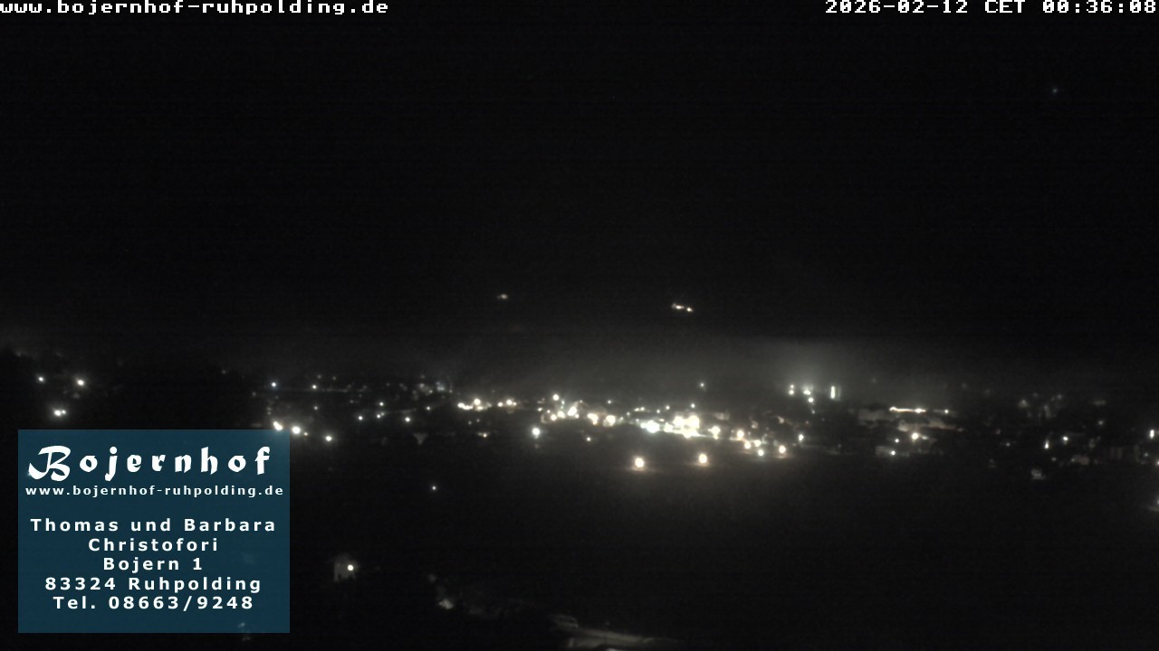 Archiv Foto Webcam Ruhpolding: Unterkunft Bojernhof