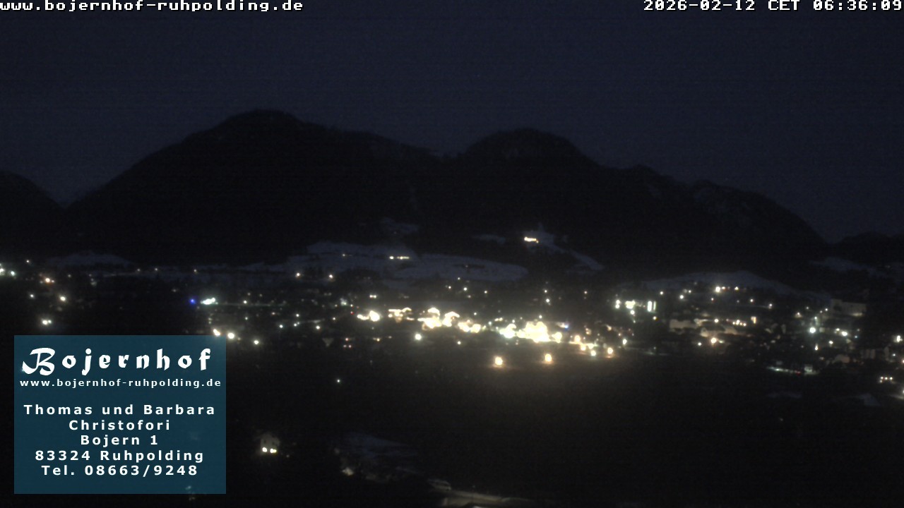 Archiv Foto Webcam Ruhpolding: Unterkunft Bojernhof