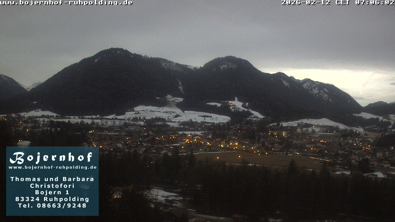 Archiv Foto Webcam Ruhpolding: Unterkunft Bojernhof