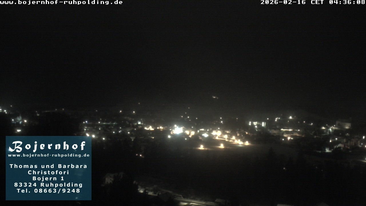 Archiv Foto Webcam Ruhpolding: Unterkunft Bojernhof