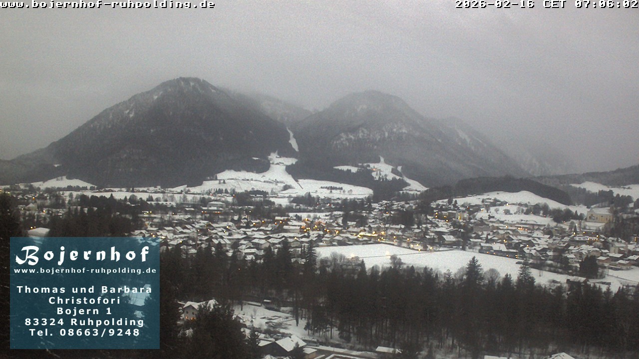 Archiv Foto Webcam Ruhpolding: Unterkunft Bojernhof