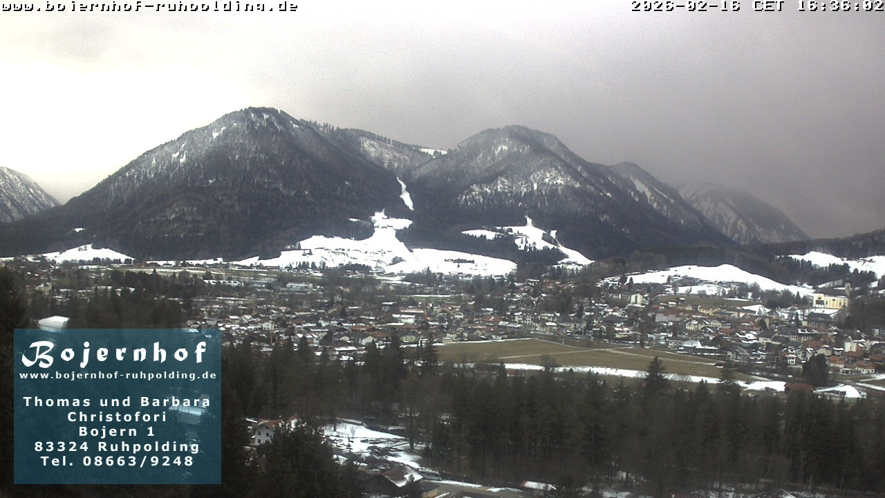 Archiv Foto Webcam Ruhpolding: Unterkunft Bojernhof