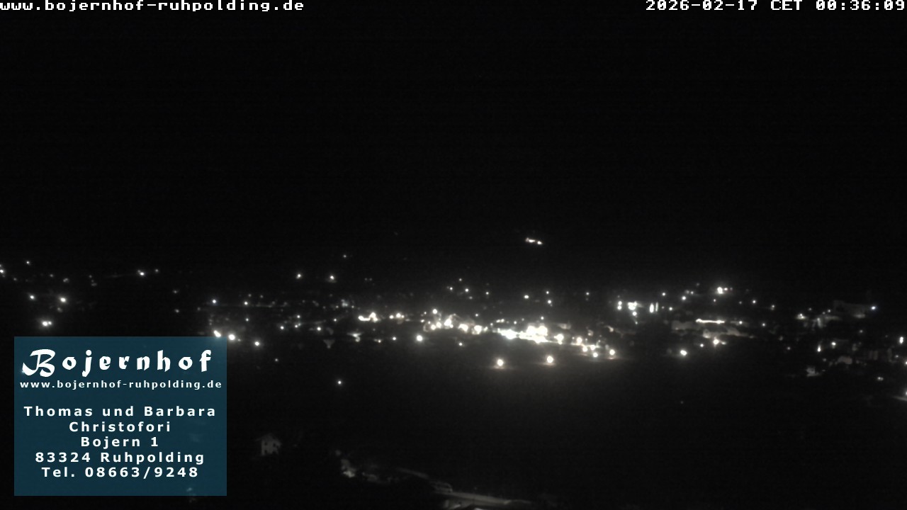 Archiv Foto Webcam Ruhpolding: Unterkunft Bojernhof