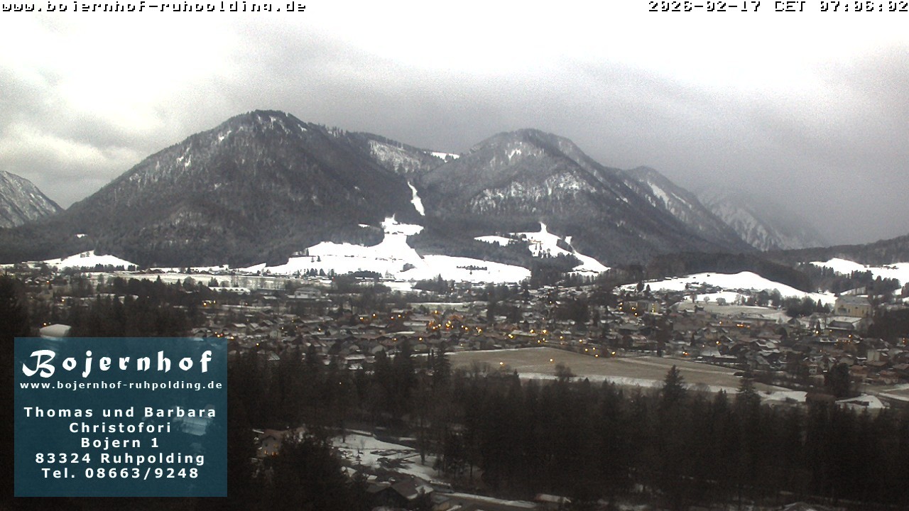 Archiv Foto Webcam Ruhpolding: Unterkunft Bojernhof