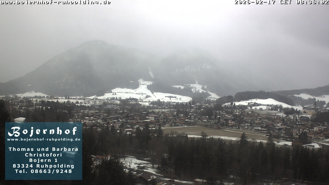 Archiv Foto Webcam Ruhpolding: Unterkunft Bojernhof