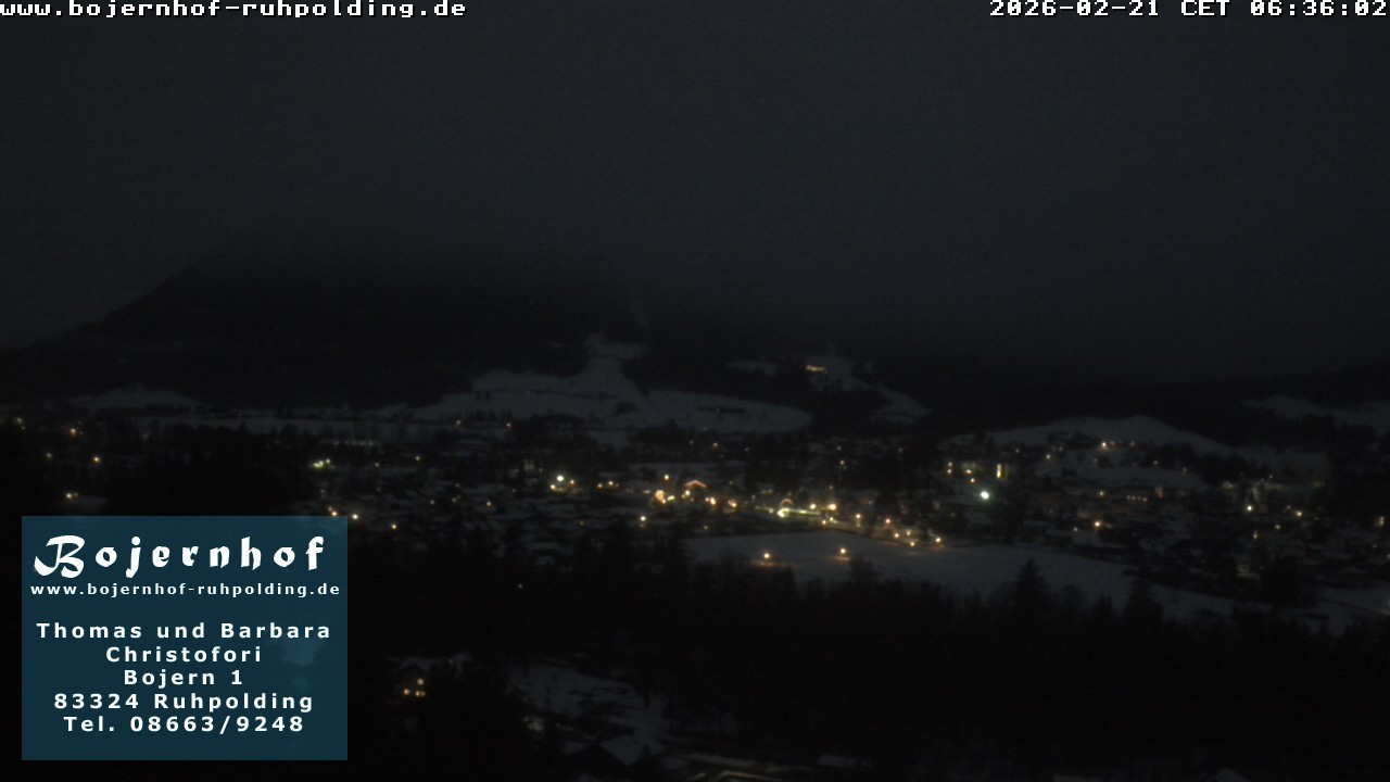 Archiv Foto Webcam Ruhpolding: Unterkunft Bojernhof