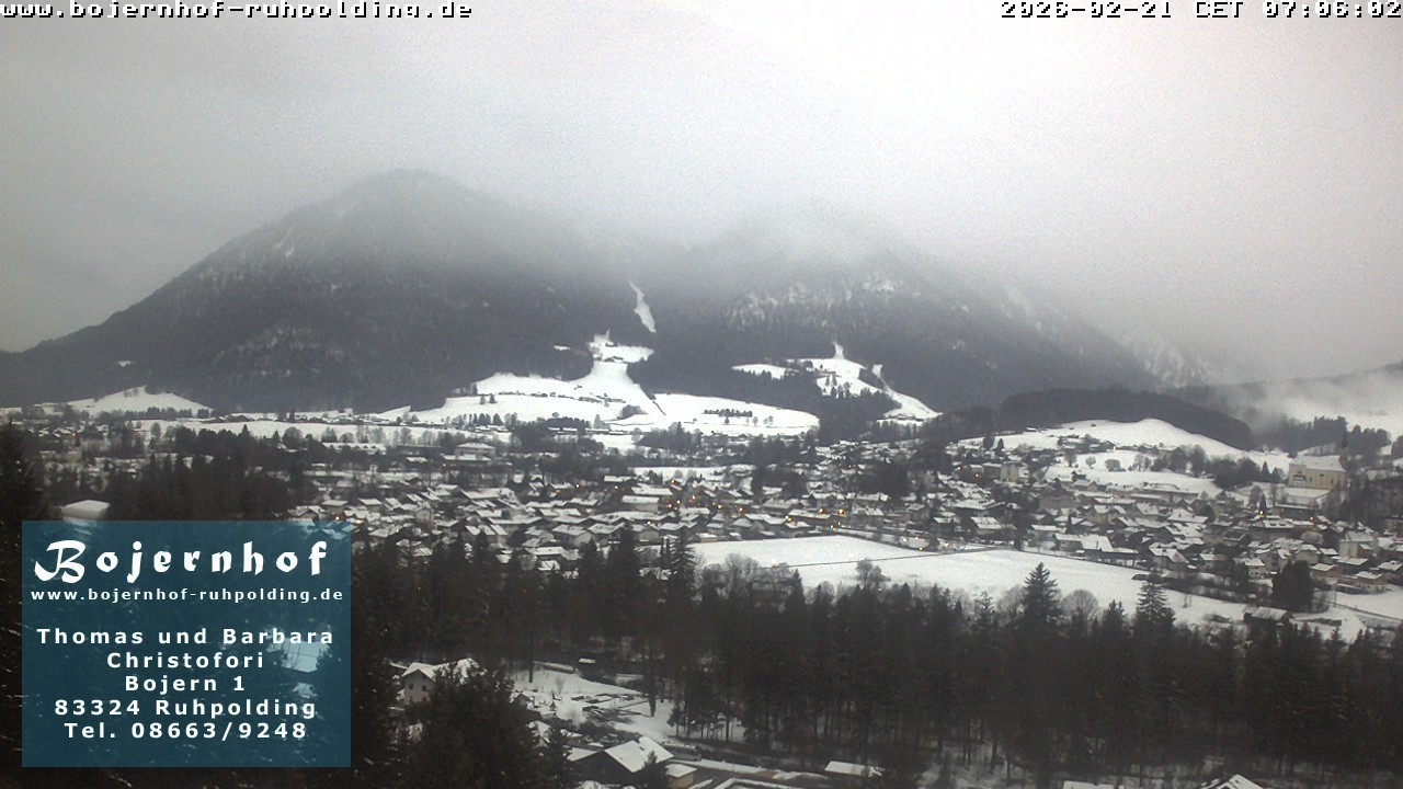 Archiv Foto Webcam Ruhpolding: Unterkunft Bojernhof