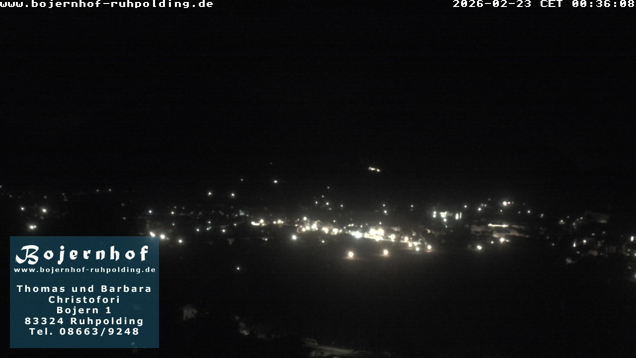 Archiv Foto Webcam Ruhpolding: Unterkunft Bojernhof