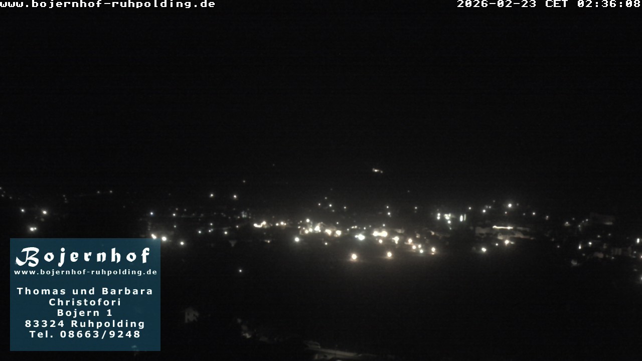 Archiv Foto Webcam Ruhpolding: Unterkunft Bojernhof