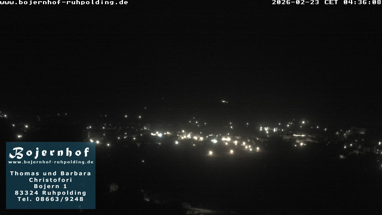 Archiv Foto Webcam Ruhpolding: Unterkunft Bojernhof