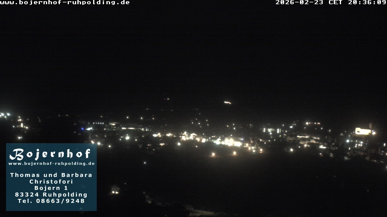 Archiv Foto Webcam Ruhpolding: Unterkunft Bojernhof