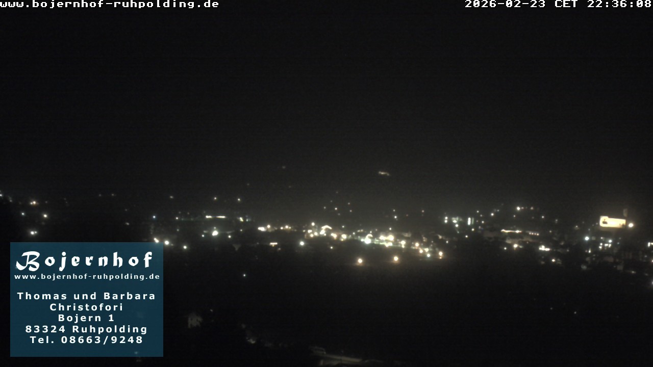 Archiv Foto Webcam Ruhpolding: Unterkunft Bojernhof