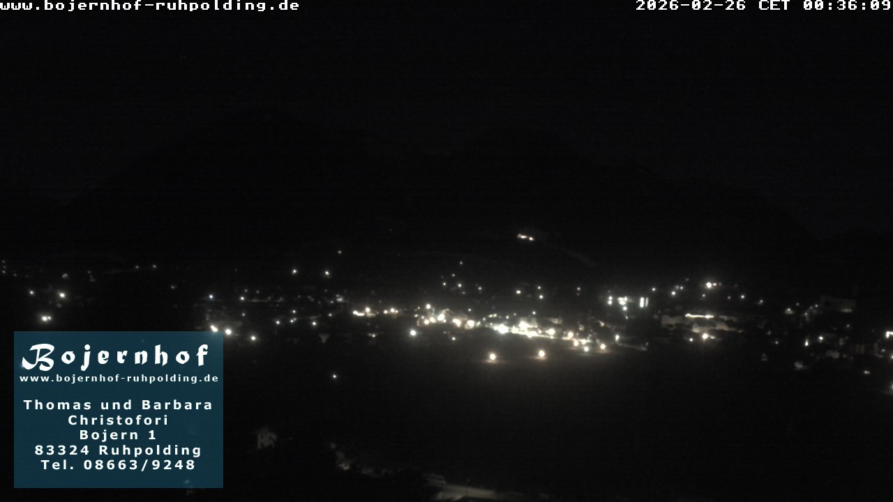 Archiv Foto Webcam Ruhpolding: Unterkunft Bojernhof