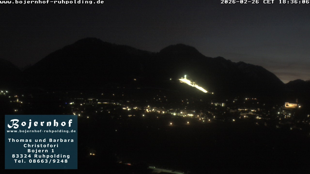 Archiv Foto Webcam Ruhpolding: Unterkunft Bojernhof
