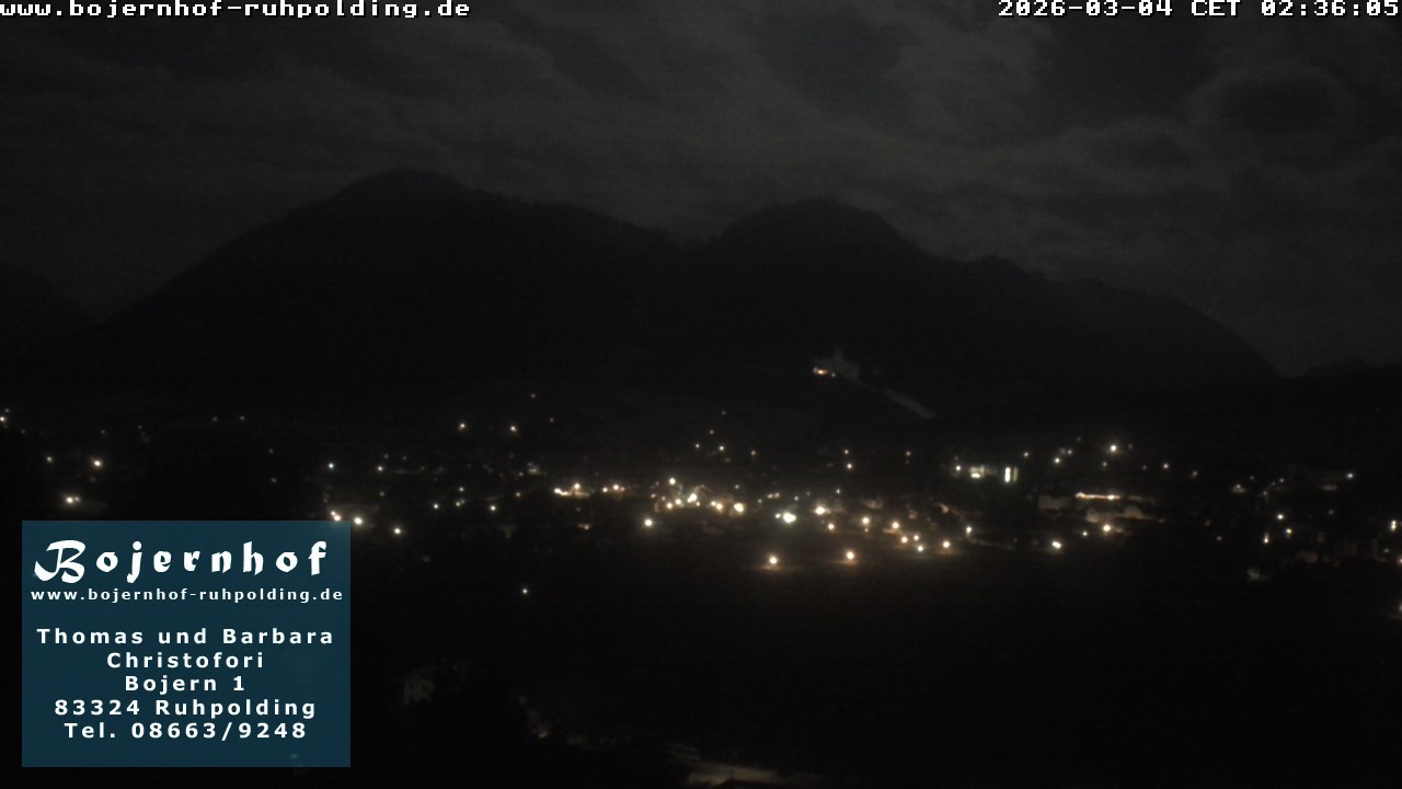 Archiv Foto Webcam Ruhpolding: Unterkunft Bojernhof