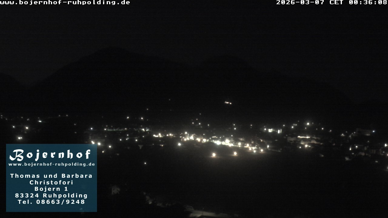 Archiv Foto Webcam Ruhpolding: Unterkunft Bojernhof