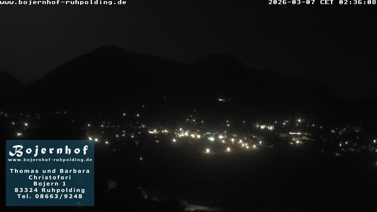 Archiv Foto Webcam Ruhpolding: Unterkunft Bojernhof