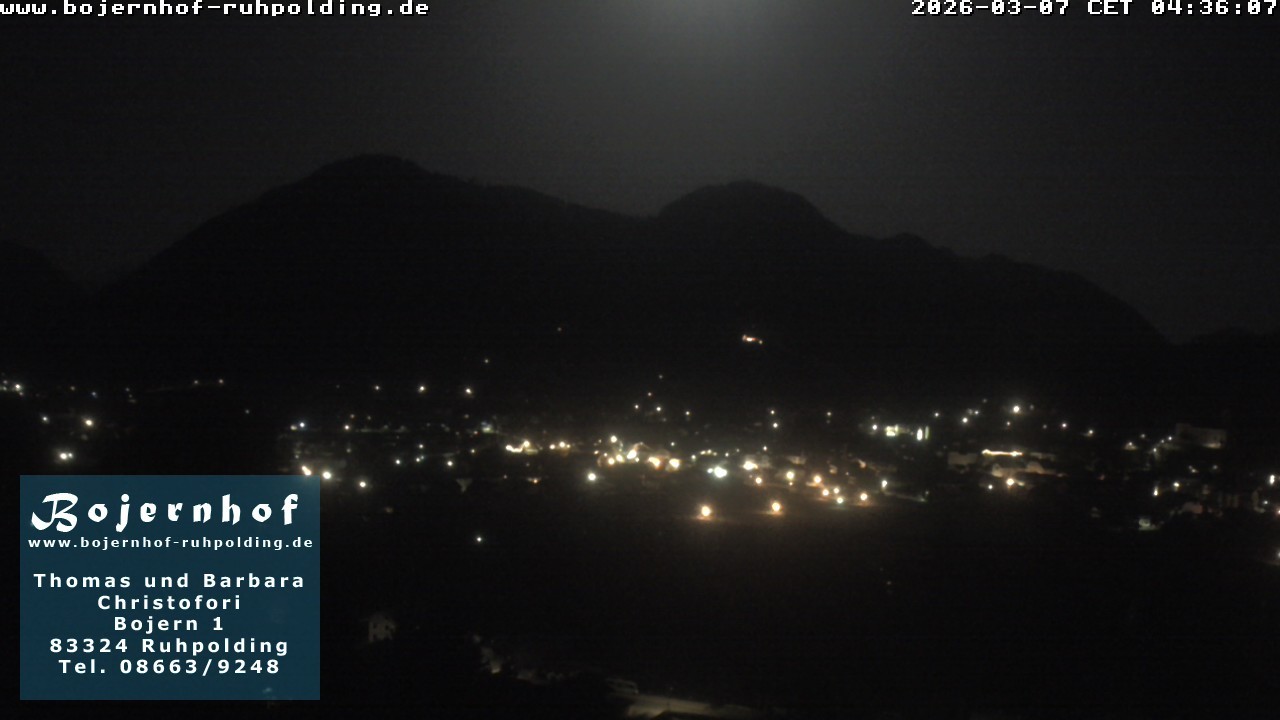 Archiv Foto Webcam Ruhpolding: Unterkunft Bojernhof