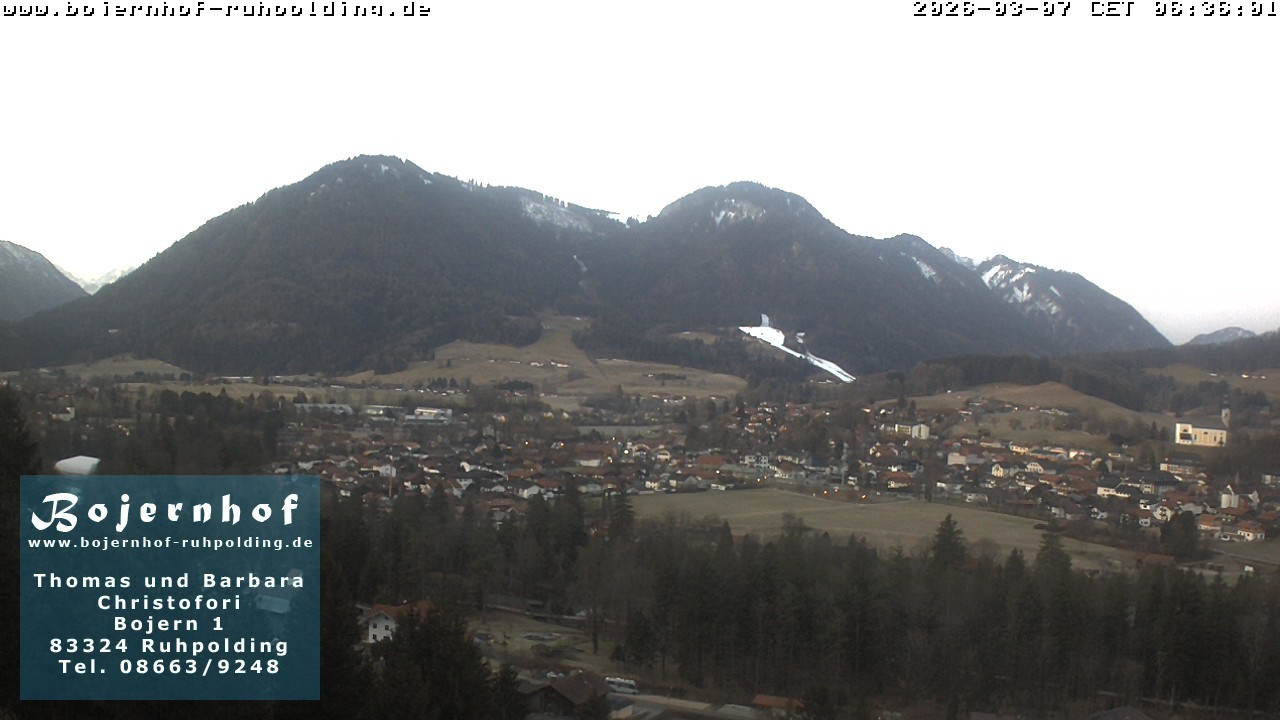 Archiv Foto Webcam Ruhpolding: Unterkunft Bojernhof