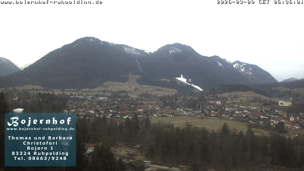 Archiv Foto Webcam Ruhpolding: Unterkunft Bojernhof