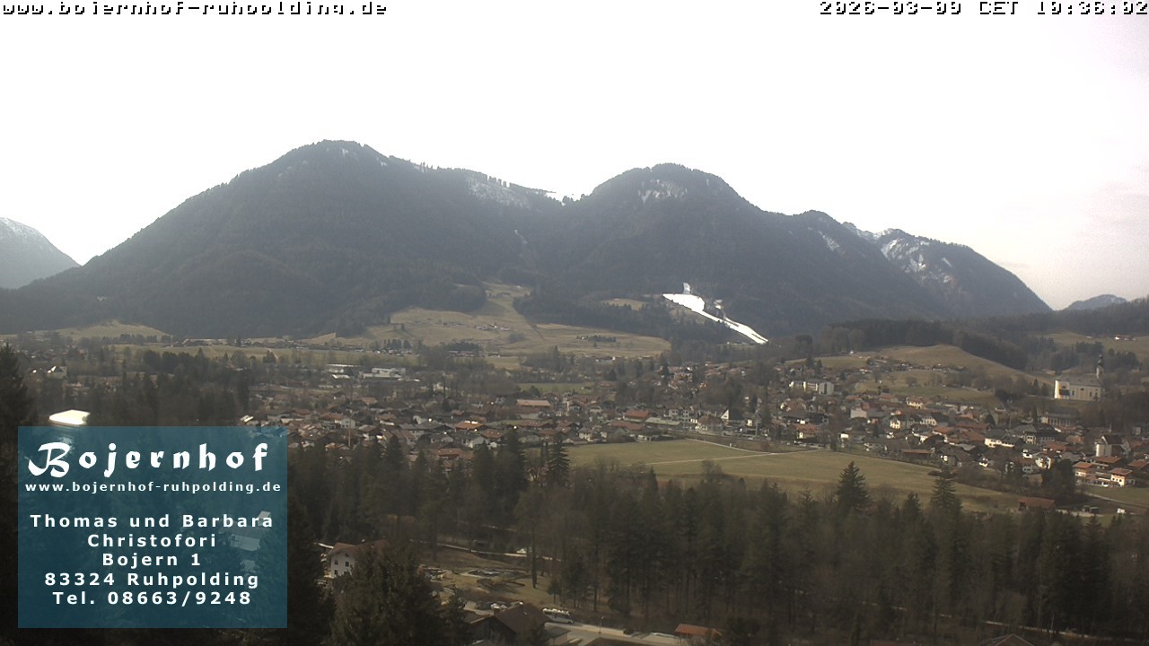 Archiv Foto Webcam Ruhpolding: Unterkunft Bojernhof