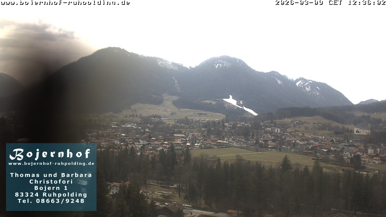 Archiv Foto Webcam Ruhpolding: Unterkunft Bojernhof