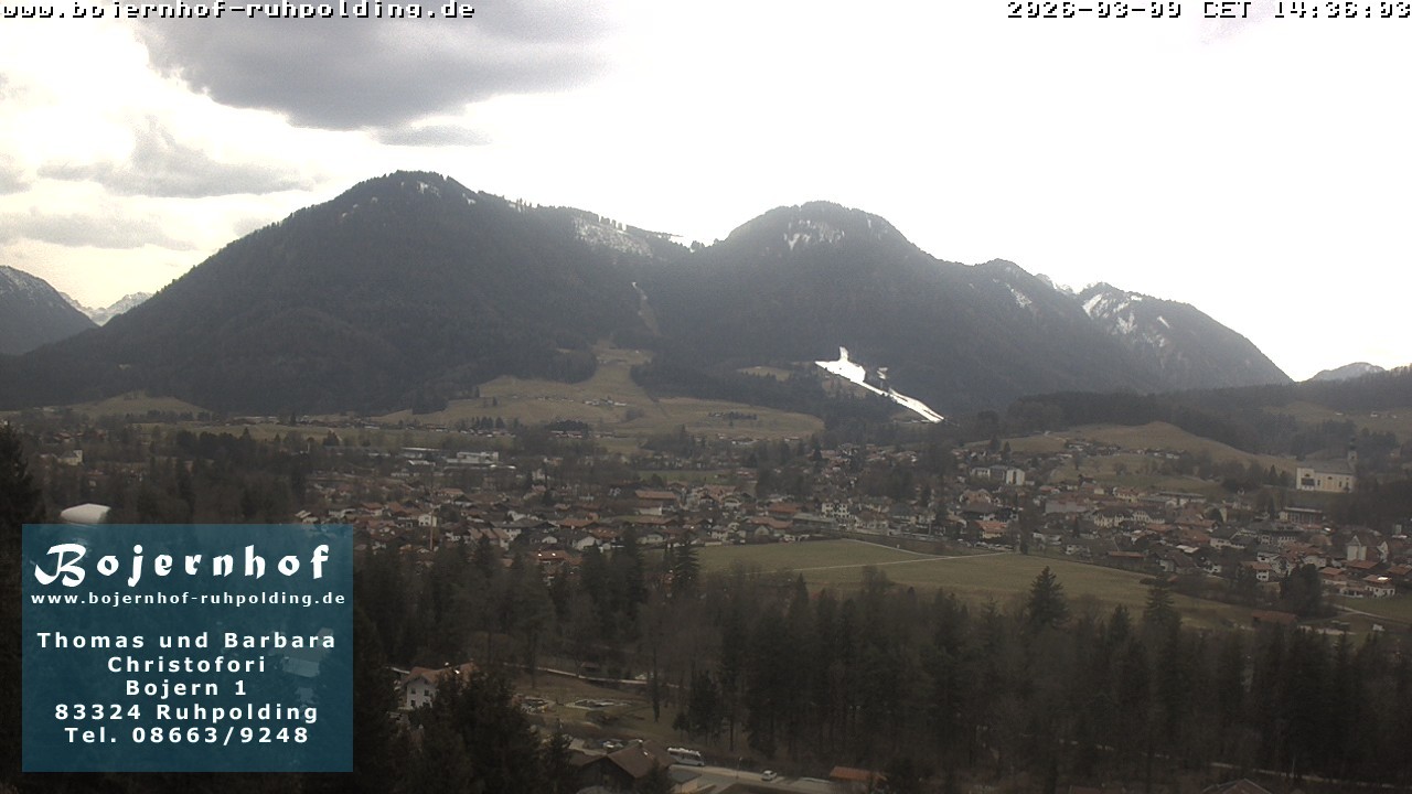 Archiv Foto Webcam Ruhpolding: Unterkunft Bojernhof