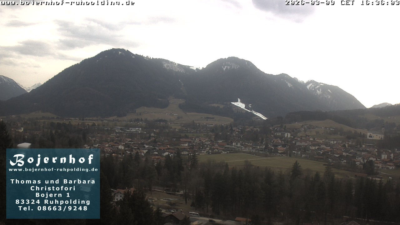 Archiv Foto Webcam Ruhpolding: Unterkunft Bojernhof