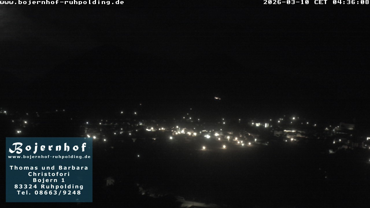 Archiv Foto Webcam Ruhpolding: Unterkunft Bojernhof