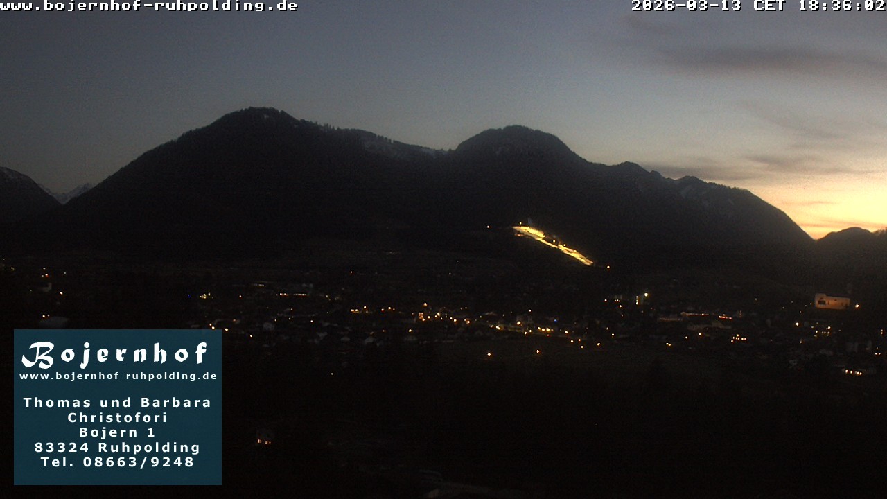 Archiv Foto Webcam Ruhpolding: Unterkunft Bojernhof