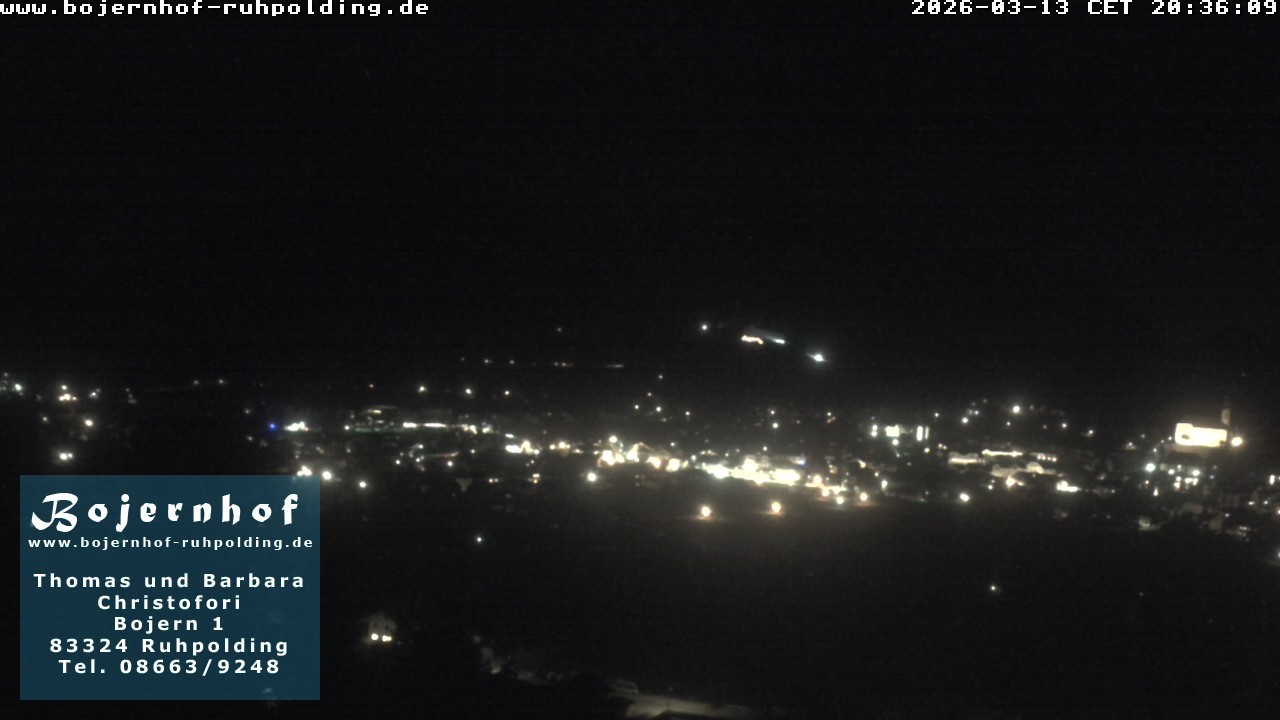 Archiv Foto Webcam Ruhpolding: Unterkunft Bojernhof