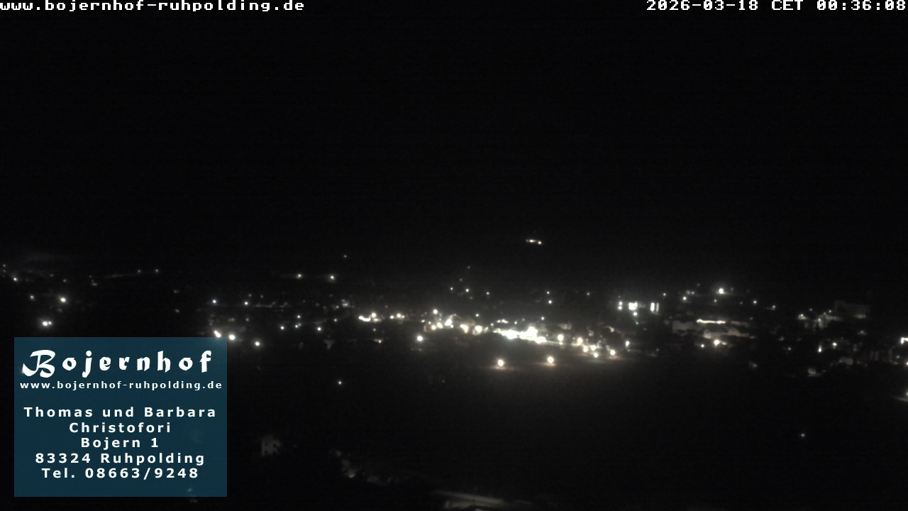 Archiv Foto Webcam Ruhpolding: Unterkunft Bojernhof
