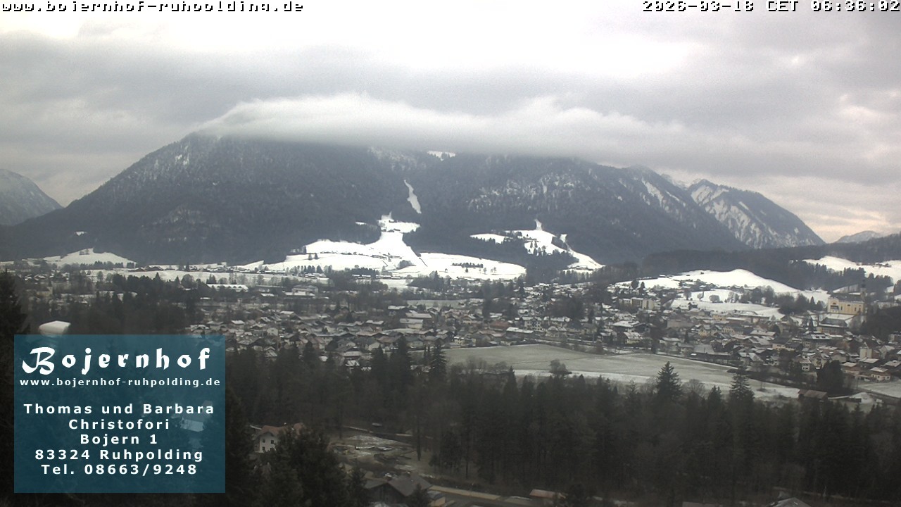 Archiv Foto Webcam Ruhpolding: Unterkunft Bojernhof