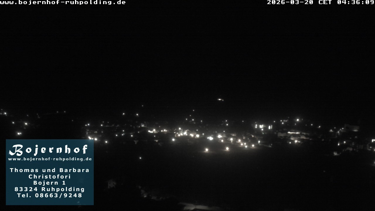 Archiv Foto Webcam Ruhpolding: Unterkunft Bojernhof
