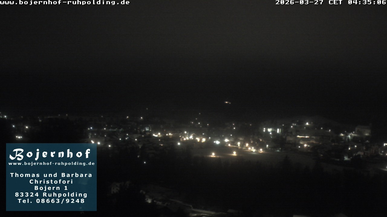 Archiv Foto Webcam Ruhpolding: Unterkunft Bojernhof