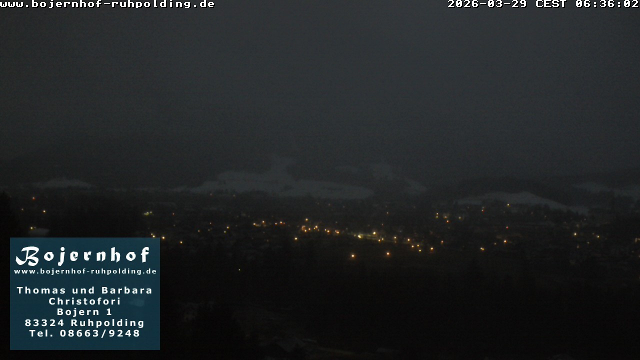 Archiv Foto Webcam Ruhpolding: Unterkunft Bojernhof