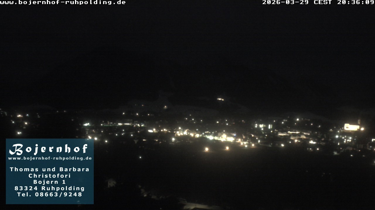 Archiv Foto Webcam Ruhpolding: Unterkunft Bojernhof