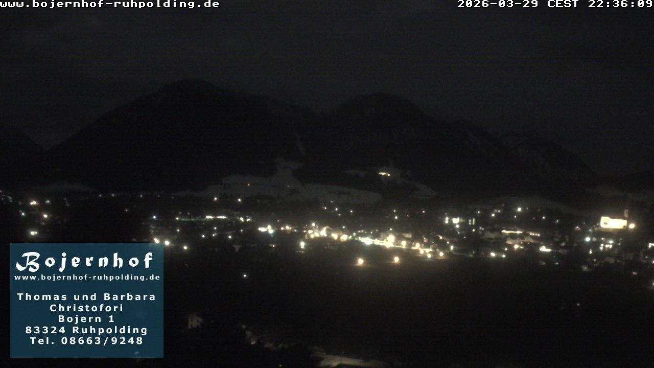 Archiv Foto Webcam Ruhpolding: Unterkunft Bojernhof