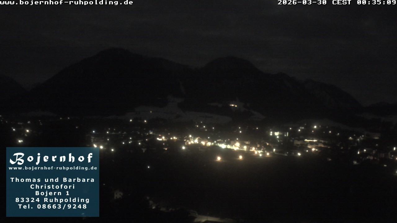 Archiv Foto Webcam Ruhpolding: Unterkunft Bojernhof