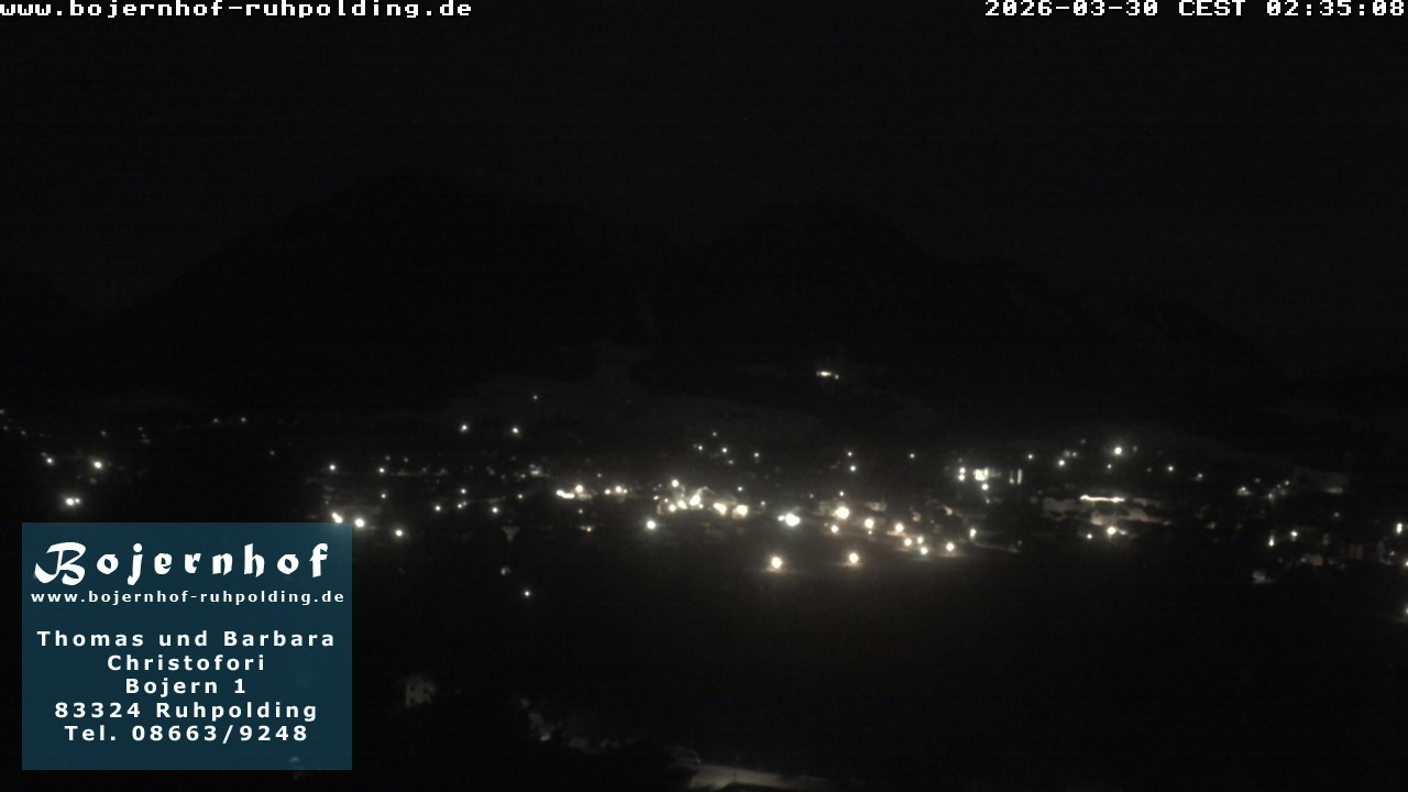 Archiv Foto Webcam Ruhpolding: Unterkunft Bojernhof