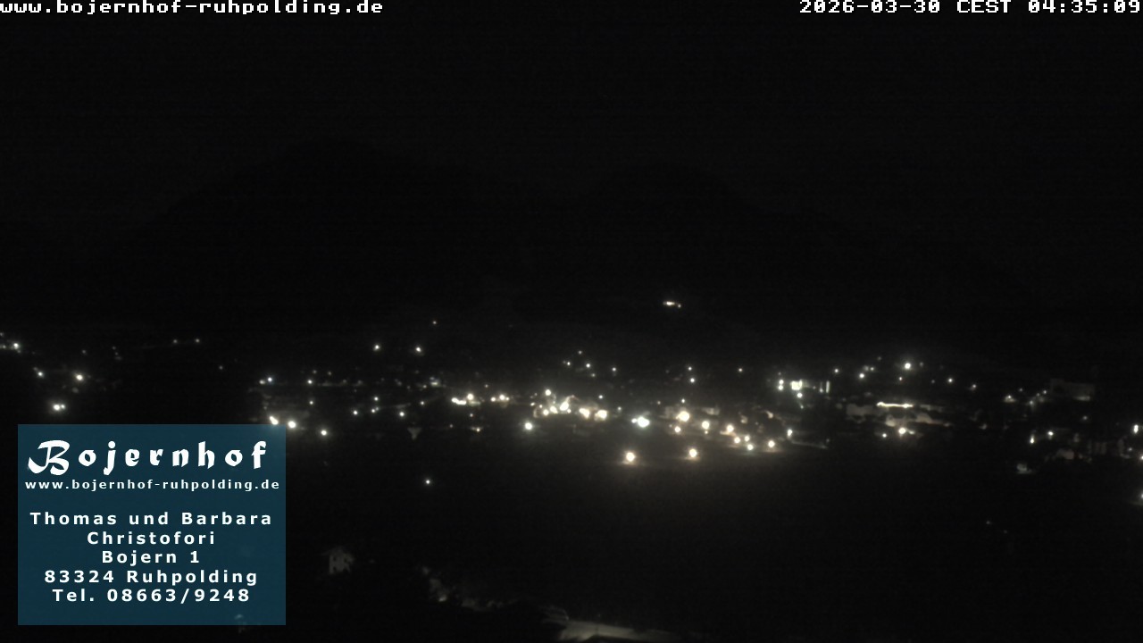 Archiv Foto Webcam Ruhpolding: Unterkunft Bojernhof
