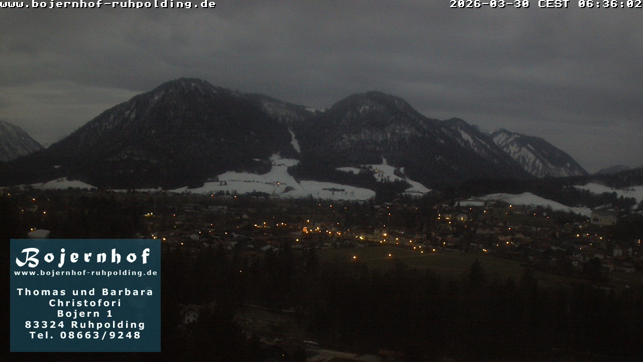 Archiv Foto Webcam Ruhpolding: Unterkunft Bojernhof