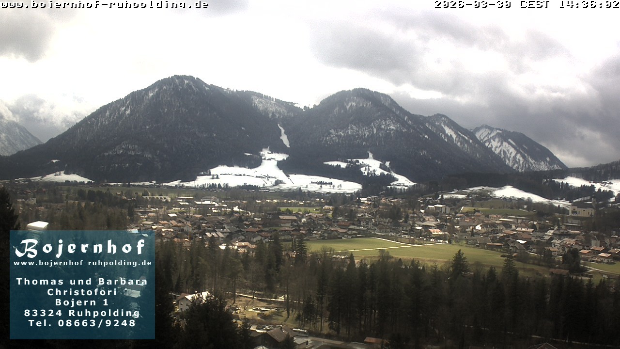 Archiv Foto Webcam Ruhpolding: Unterkunft Bojernhof