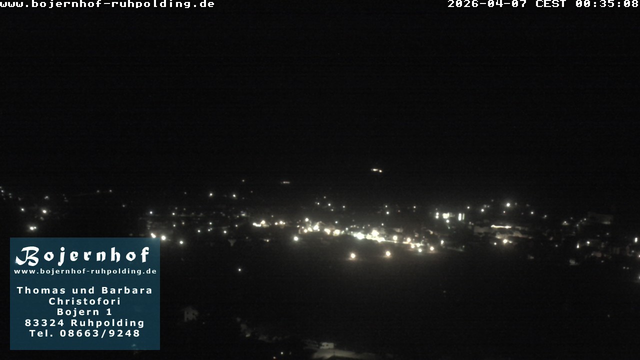 Archiv Foto Webcam Ruhpolding: Unterkunft Bojernhof