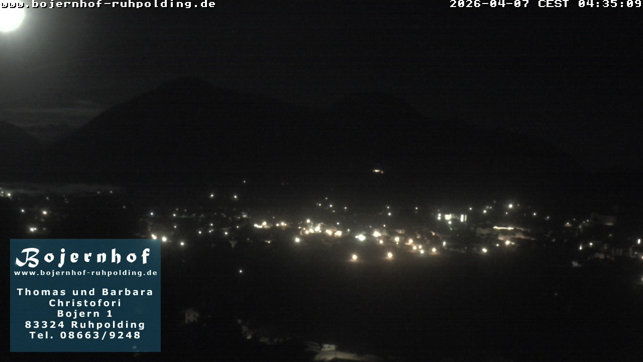 Archiv Foto Webcam Ruhpolding: Unterkunft Bojernhof